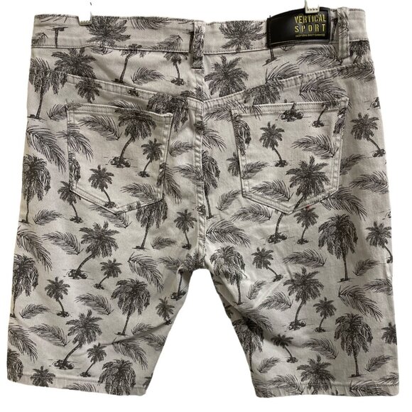 Vertical Sport Authentic Men Palm Tree Flat Front Shorts Size 36 SKU 1626 - Picture 2 of 10